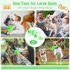 Dog Toys for Aggressive Chewers, Indestructible Toys for Large Dogs, Dog Chew for Large Medium Breed, Super Chewer with Tough Nylon, Gift for Dogs