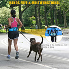LIOPARD Dog Large Treat Bags Training Pouch Hands Free Waist Belt Puppy Small Waterproof Fanny Pack Pet Accessories Waste Bags with Dispenser for Travel Running Walking Hiking Agility (Blue)