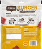 Nutrish Rachael Ray Burger Bites Dog Treats, Beef Recipe with Bison, 12 oz. Pouch