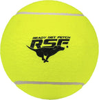 Franklin Pet Supply Co. Ready Set Fetch Oversized Dog Tennis Ball - 8.5" Jumbo Size - Pump Included