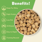 MON2SUN Freeze Dried Salmon Cat and Dog Treats, Single Ingredient Natural and Healthy Dog Snacks, High Protein Training Treats & Food Topper, 6oz