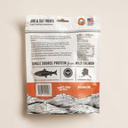 Polkadog Crunchy Alaskan Salmon Chips – Single Ingredient Dog Treats with Wild-Caught Salmon – All Natural, Grain-Free, Lean Protein & Omega-3 Rich Snacks for Dogs – Handcrafted in USA - 2.75 oz