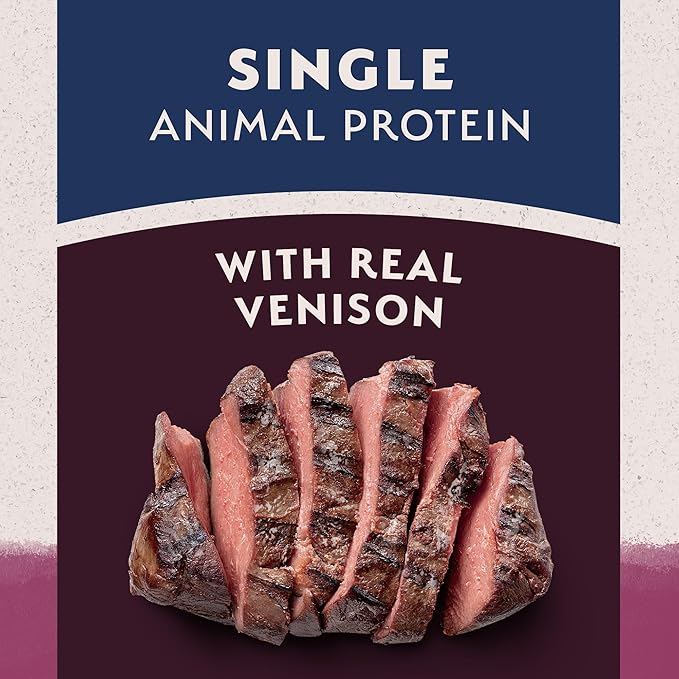 Natural Balance Limited Ingredient Adult Grain-Free Dry Dog Food, Reserve Sweet Potato & Venison Recipe, 4 Pound (Pack of 1)