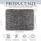 4 Pack Self Warming Cat Pads Self Heating Cat Mat Washable Homeless Dogs Thermal Pads Kennel Pad Reflects Body Heat Warm Crate Bed Mat for Indoor Outdoor Pet(Gray,16 x 20 Inch)