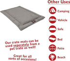 Majestic Pet Orthopedic Memory Foam Dog Crate Mat - Plush Pet Bed Pad for Crates & Kennels | USA Crafted | 42"x26" Villa Vintage