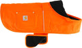 Carhartt Firm Duck Dog Chore Coat, Insulated Weather Resistant Jacket for Cold and Windy Conditions, Hunter Orange, X-Large