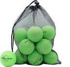 Magicorange Tennis Balls, 12 Pack Advanced Training Tennis Balls Practice Balls, Come with Mesh Bag for Easy Transport, Good for Beginner Training Ball