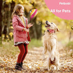 Petbobi Interactive Dog Toys Monster Active Ball for Dogs with Batteries, Self Moving Balls and Plush Cover for Small & Medium Dogs to Chase, Dog Toy Squeaky Crazy Bouncer Ball, Burger Buddy Bobby