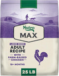 Nutro Max Adult Large Breed Dry Dog Food with Farm-Raised Chicken, 25 lb. Bag