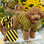 Geyoga 6 Pieces Dog Striped T-Shirt Cotton Breathable Pet Apparel Colorful Puppy Sweatshirt Clothes for Small to Medium Dogs Puppy(Dark Color,M)