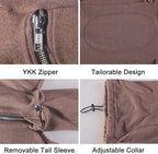 Extra Large Dog Pajamas Pjs Bodysuits Full Body Coverage Onesie Clothes Anxiety Calming Surgery Recovery Suit for Great Dane, Brown, 6X-Large