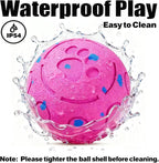 Dog Balls: Interactive Dog Ball, Self-Moving Dog Toy with Auto-Rolling & Bouncing, E-TPU Material, IP54 Waterproof, Motion-Activated, for Small/Medium/Large Dogs (Pink)