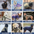 Spark Paws Dog Winter Jacket, Water-Resistant Coat, Warm Reflective Windproof Fleece-Interior, for Medium and Large Dogs - Cosmic - 2XL