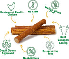 Lucky Premium Treats Lucky Shorty Slims – Chicken Jerky Dog Treats and Crunchy Dog Chew Sticks with Real Chicken for Small to Large Dogs (7 Count)