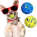 Dog Balls Tennis Balls for Dogs, Dog Toys for Aggressive Chewers, Durable Rubber Teething Chew Toys Water Floating Ball, Interactive Fetch Ball for Large Medium Small Dogs, Pets