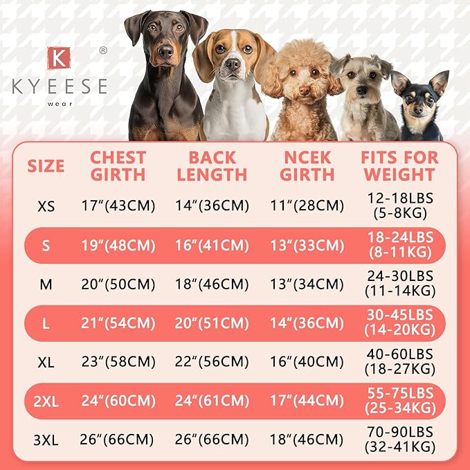 KYEESE Dog Sweater with Leash Hole for Small Dogs Male Warm Pullover with Reflective Yarn Soft Knit Pullover Boy Dog Coats Cozy Lightweight Thick Sweater Pet Indoor Outdoor Wear,Orange,Small