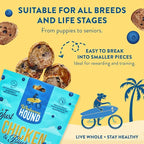 Chicken & Blueberry Chips – 2 Simple Ingredient Dog Treats, All Natural & Healthy Training Snacks for Small, Medium & Large Breeds, Puppies – High Protein, Made in USA 3oz