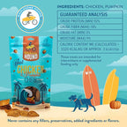Chicken & Pumpkin Chips – 2 Simple Ingredient Dog Treats, All Natural & Healthy Training Snacks for Small, Medium & Large Breeds, Puppies – High Protein, Made in USA 7oz