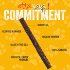 etta says! Premium Crunchy 7" Duck Dog Chews - Grain-Free Dog Treats, Good for Teeth, Easy to Digest - Made in The USA (20 Count Pack of 1)