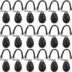 Frienda 18 Pieces Dog Training Clicker, Pet Behavioral Training Clickers with Wrist Strap for Dogs Cats Puppy Birds Horses(Black)