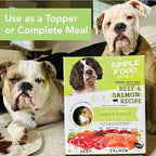 Simple Food Project - Duck & Trout Recipe - Freeze Dried Raw Food for Dogs - 48oz