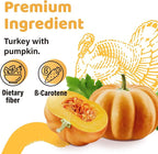 iPaw Turkey Dog Treats, All Natural Human Grade Dog Treat, Suitable for Training chew, US Sourced Raw Material, Hypoallergenic, Rawhide Alternative, Thin Stick (Pumpkin)