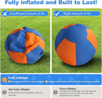 Herding Ball for Dogs 18" - Durable Waterproof Dog Toy, Dual-Layer Large Interactive Pet Play Ball for Australian Shepherds, Cattle Dogs, Collies, and All Herding Breeds (Orange+Blue)