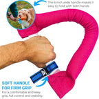 Bull Fit Horseshoe Dog Bite Tug Toy - Tug of War Dog Toy for 2 Dogs to Play - Made of Durable & Tear-Resistant French Linen - Safe, Wide & Comfortable Grip - Ideal for Medium to Large Breed Training