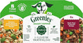 Greenies Smart Topper High Protein Wet Mix-in for Dogs, Chicken, Green Beans, and Sweet Potatoes Recipe & Beef, Peas, and Carrots Recipe Variety Pack, 8 Trays of 2oz.