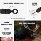 Beau's Bells V2 | Cat & Dog Collar Bells with New Quick Loop Easy Release Clip | Handmade Copper | Track Your Pet | Protect Wildlife