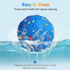 TVM Interactive Dog Toys Ball, Automatic Moving, Bouncing Chew Toys, E-TPU Material, Suitable for Large and Medium-Sized Dogs, Used for Boredom Relief and Daily Training, USB Rechargeable
