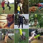 Dog Bite Tug Toy 10 inches - Durable, Interactive Toys for Medium to Large Dogs - Perfect for Tug of War, Fetch & Puppy Training - Safe Fire Hose Dog Tug with Strong Handle - Tough Floating Pull Toy