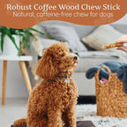 Wildfang® Coffee Wood Dog Chew, XS - Tough Chew Toys for Aggressive Chewers, Dog Teething Toys for Puppies, Training for Chewing Muscles, Coffee Tree Sticks for X-Small Dogs (Under 22 lbs), Pack of 3