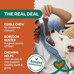 Wholesome Pride Natural & Healthy Sweet Potato Highly Digestible Dog Chews, USA Made, Medium - 2 Pack