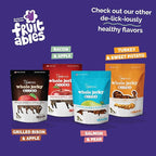 Fruitables Whole Jerky Bites, Healthy Dog Treats, Puppy Essentials, Jerky Dog Treats, Made in the USA, No Fillers or Nitrates, Real Bacon & Apple Flavor, 5oz