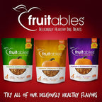 Fruitables Baked Dog Treats, Healthy Pumpkin Treat for Dogs, Low Calorie & Delicious, Free of Wheat, Corn and Soy, Made in the USA, Apple and Crispy Bacon Flavor, 12oz