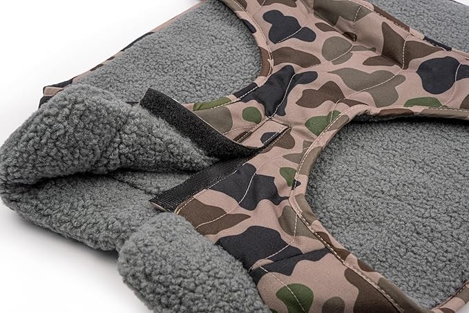 King Buck After-Hunt Quilted Sherpa Jacket, Camo, M/L
