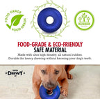 Tuff Pupper SuperChewy Tough Dog Ring Toy | Lifetime Replacement | Strong Natural Rubber | Dog Chew Toys for Aggressive Chewers | Durable Tug Toy | Ring Toys for Strong Dogs | Large Breed Tested