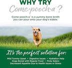 NutriSource Come-Pooch-A Turkey Bone Broth for Dog Kibble 12 Ounce (Pack of 2)