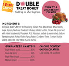 Ultra Chewy Gourmet Flavors: Long-Lasting Chews Made in USA, Highly Digestible, for Aggressive Chewers (Gourmet Flavors, 10 Count)