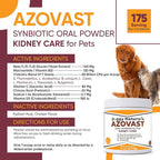 Azovast Powder Kidney Restores & Kidney Powder for Dogs & Cats, (4 Oz) - (175 Scoop/Jar) NO Refrigeration Required - Help Support Kidney Function & Manage Renal Toxins (Made in U.S.A) (4 Oz)