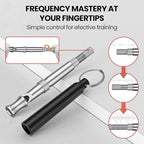 Ami's Delight Dog Whistle Set of 5 | 2PCS Premium Quality Adjustable Dog Whistles with 2 Black Lanyards and a Dog Clicker | Ultrasonic Dog Whistle to Stop Barking Neighbors Dog