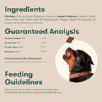 Jinx Tenders Chicken Jerky Dog Treats, All Natural Ingredients, Soft & Chewy, Low-Calorie, Slow-Smoked Chicken & Sweet Potato, No Fillers, 5oz, 6 Pack