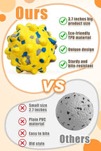 2.36'' Dog Balls for Dogs Aggressive Chewers Indestructible Tennis Durable Bouncy Interactive Dog Toy Balls for Fetch Game Floating Training(Yellow Medium)