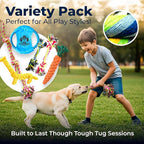 Pacific Pups Products Dog Rope Toys for Medium Dogs 11 Pack - 11 Dog Toy Pack & Puppy Teething Rope Tug of War Dog Toys, Chew Toys to Keep Them Busy, Puppy Chew Ropes