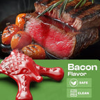 Indestructible Dog Chew Toy for Aggressive Chewers – Tough Nylon Bone for Small Dogs and Puppy Teething, Durable Chew for Super Chewers with Bacon Flavor