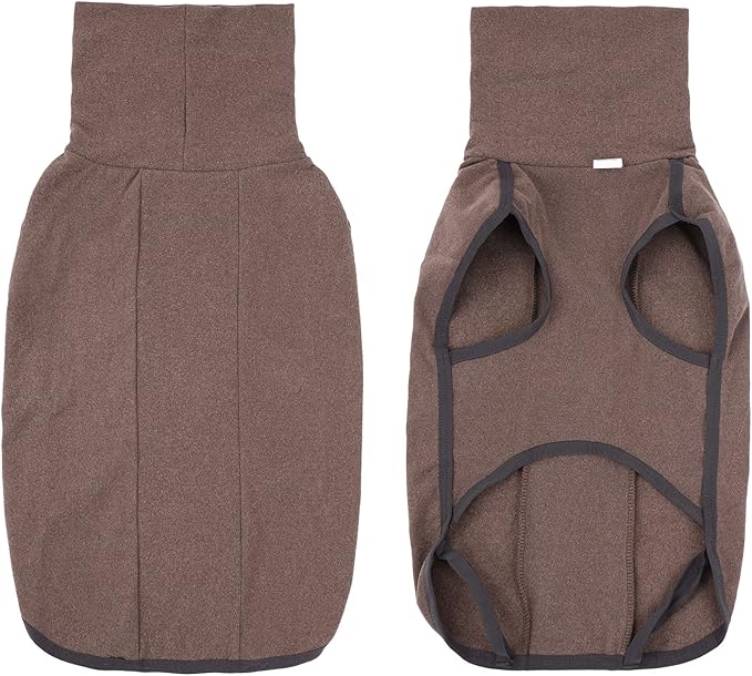 Dog Sweater Pullover Cold Weather Vest for Dogs Dog Sweatshirt & Jacket for Indoor and Outdoor Use (X-Small, Brown)