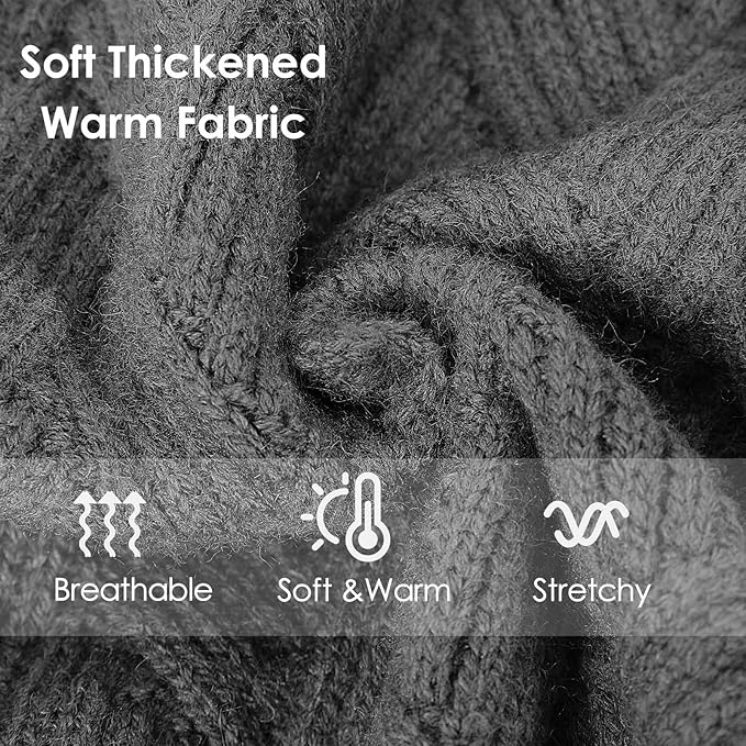 AOFITEE XL Dog Sweater, Dog Sweater Large Size Dogs, Large Dogs Sweaters for Female Male, Turtleneck Thick Warm Knitted Winter Fall Pet Sweatshirt, Solid Pet Halloween Costume (Grey, XLarge)