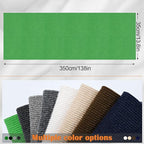 Cat Scratch Furniture Protector - 138" x 13.8" Trimmable Self-Adhesive Cats Claws Scratch Pads, DIY Cat Climbing Couch Protector for Scratch Post Cat Tree Replacement Indoor (Green)