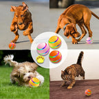 Shaky Ball Toy for Dogs, Large Pet Bounce, Jumping Ball Dog Toy, Automatic Activation Sports Rolling, 2025 New Big Pet Moving Balls (Pink, Smart)